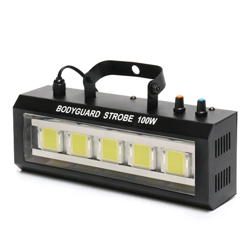 DecorBites™ 100W Auto Sound Control LED White Strobe Light for Music Shows
