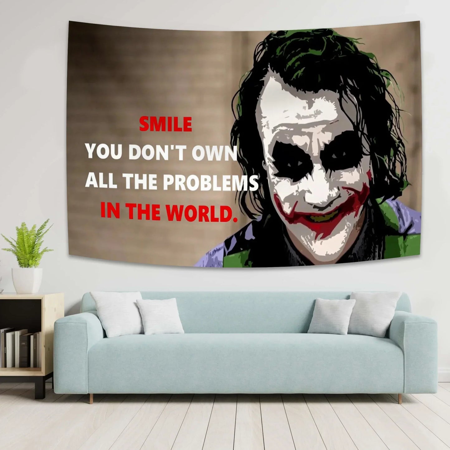 DecorBites™ Joker Tapestry: Tarot Card Hippie Wall Art, Artist House Decoration
