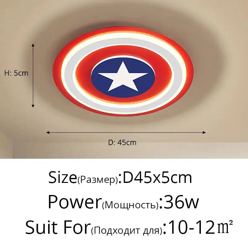 DecorBites™ Kids LED Cartoon Ceiling Light | Boys Girls Bedroom Decor Lamps
