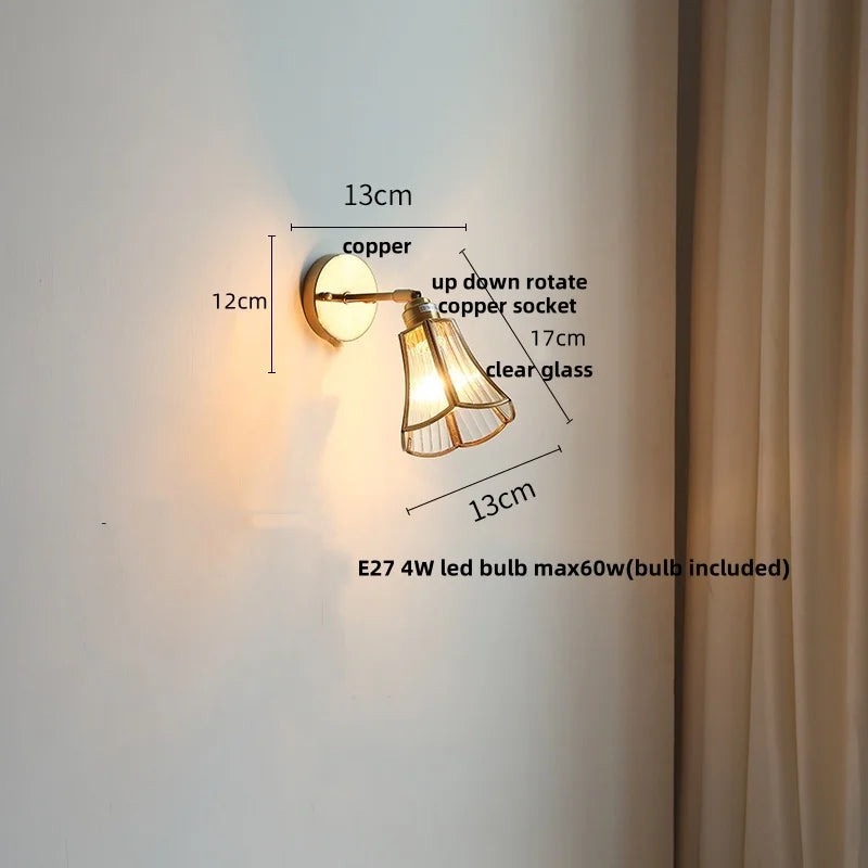 DecorBites™ LED Wall Lights Nordic Modern Bedroom Dining Room Coffee Bedside Lamp Sconce
