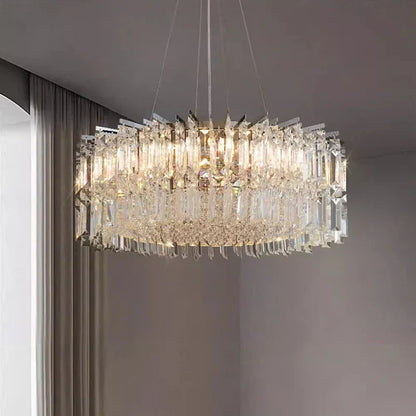 DecorBites™ Crystal Chandelier, Luxury Living Room & Bedroom Pendant Light