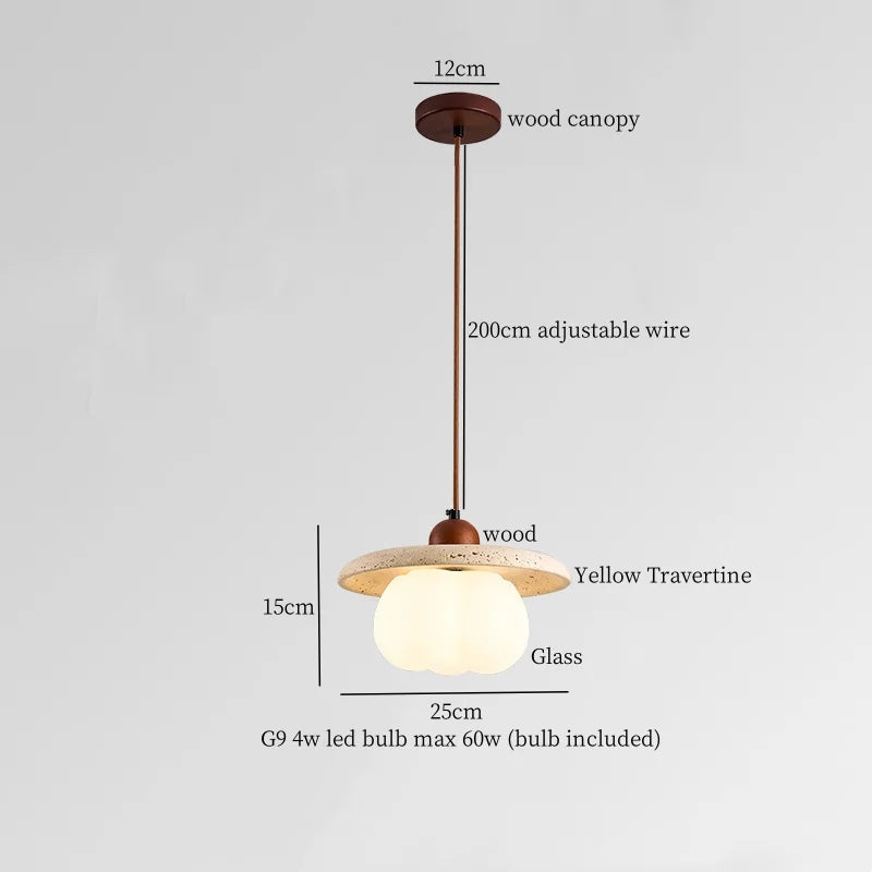DecorBites™ Cement Cylinder LED Pendant Lamp | Modern Home Interior Lighting for Living Room & Kitchen