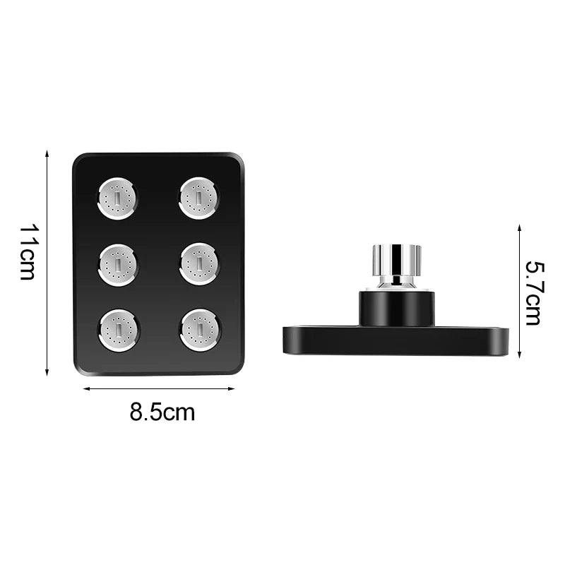 ™ High Pressure Rainshower Shower Head for Magic Water Flow in Bathroom