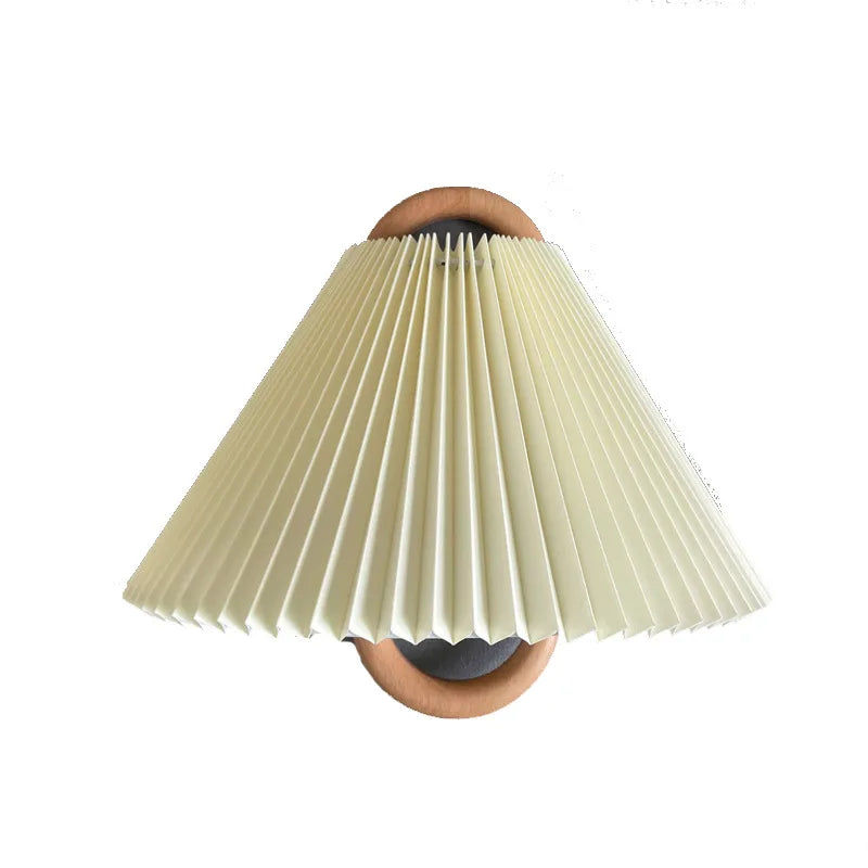DecorBites™ Beech Wood Wall Lamp: Retro Wabi-Sabi Style for Bedroom, Living Room, and Porch