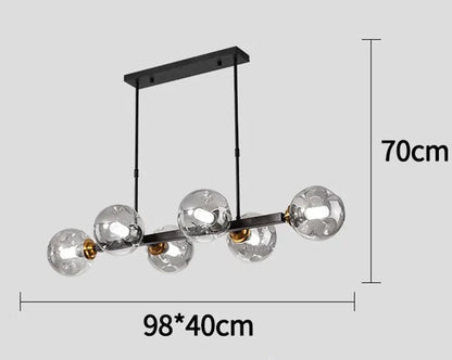 DecorBites™ LED Pendant Chandeliers: Modern Indoor Lighting for Living Room and Dining Room