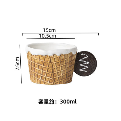 DecorBites™ Creative Biscuit Ceramic Tableware Set for Snacks, Desserts, and Coffee