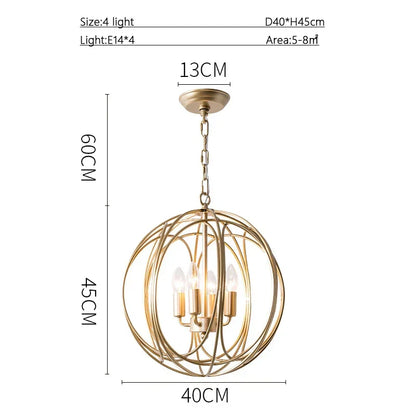 DecorBites™ Gold Crystal Chandelier: Modern Dining Room Kitchen Bedroom Ceiling Light