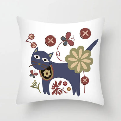 ™ Hello Cat Pillow Cover - Modern Design for Home Decor - Cute & Cozy