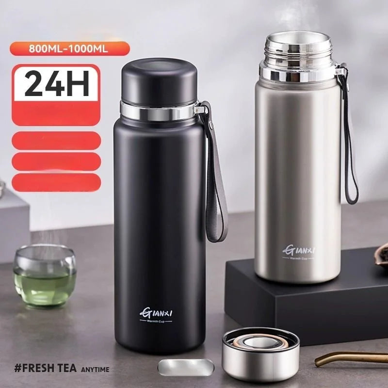 DecorBites™ 24hr Cold Cup Stainless Steel Thermos - Large Capacity Travel Thermos
