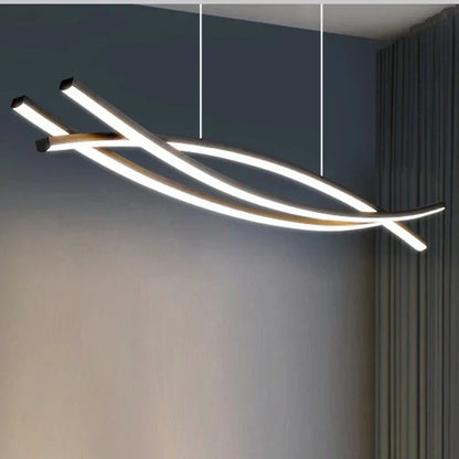 DecorBites™ Aluminum Suspension LED Chandelier for Kitchen Dining Table Island