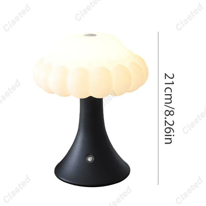 DecorBites™ LED Mushroom Night Light Touch Switch Bedside Lamp Kid's Room Decor