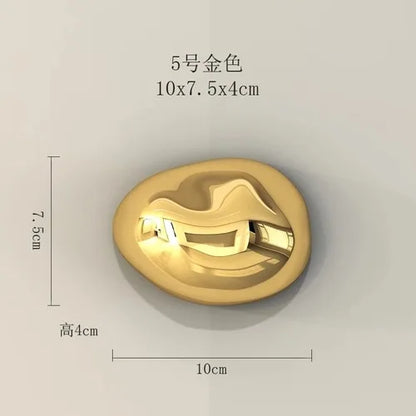 DecorBites™ 3D Gold Stone Wall Hanging Ornaments for Stylish Room Decor