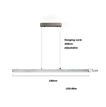 DecorBites™ LED Natural Marble Hanging Chandelier for Dinning Room