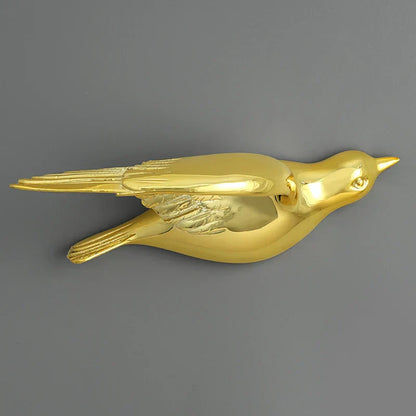 DecorBites™ 3D Bird Resin Statue Wall Decor for Children's Room - Animal Figurine Ornament
