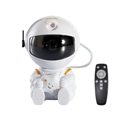 DecorBites™ Astronaut Galaxy Starry Sky Projector Night Light with Remote Control for Bedroom, Kids - Gift Ready.