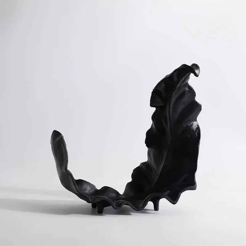 ™ Leaf Tray Resin Bowl: Handcrafted Desktop Storage & Home Decor