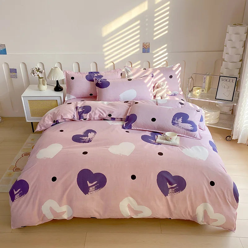 DecorBites™ Leopard Print Soft Bedding Set Duvet Cover Kit - High Quality, Skin Friendly, Comfortable