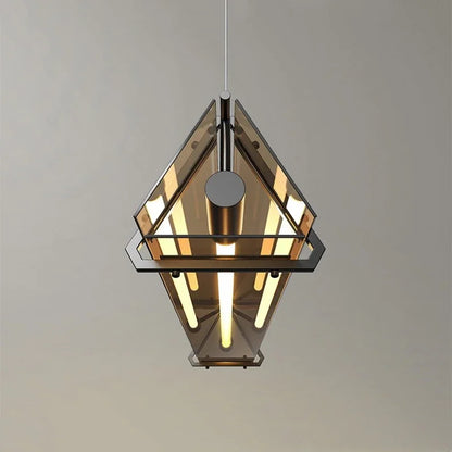 DecorBites™ Amber LED Pendant Lamp Modern Glass Dining Table Kitchen Fixture
