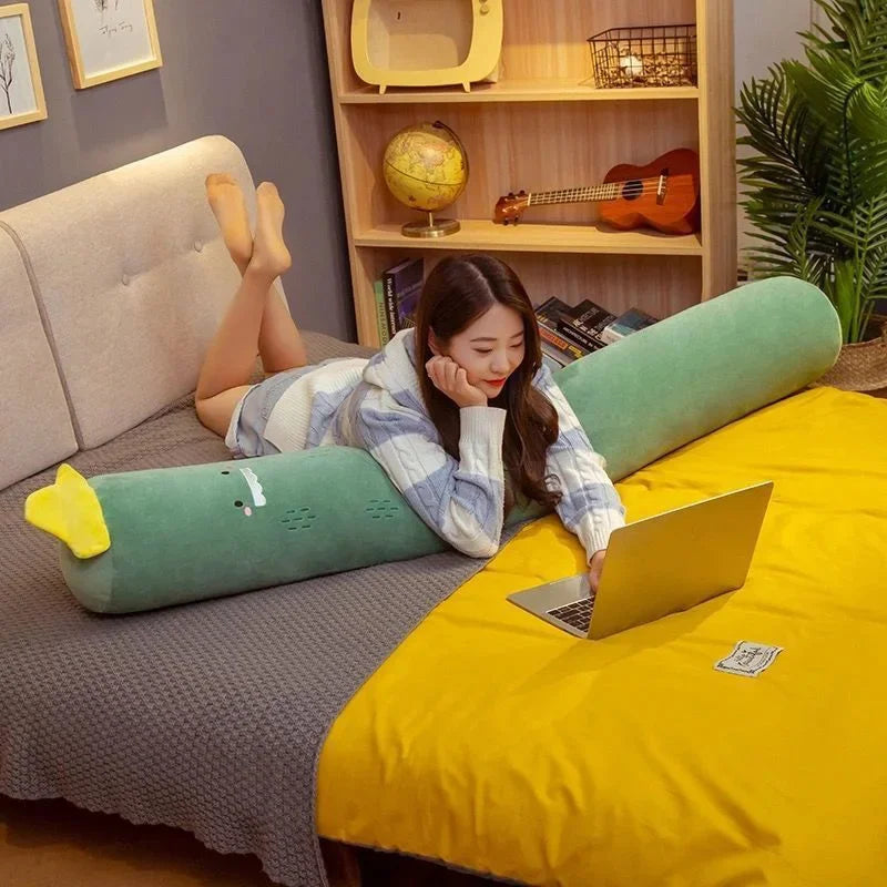 DecorBites™ Comfort Long Body Pillow for Side Sleeping & Pregnancy Support