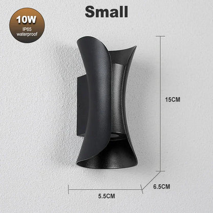 DecorBites™ LED Waterproof Wall Lamp 10W Modern Luxury Indoor Outdoor Sconce Light