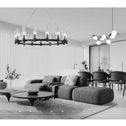 DecorBites™ Crystal Chandelier Pendant Lights - Luxury LED Lighting for Living Room