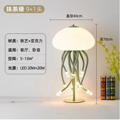 DecorBites™ Kawaii LED Jellyfish Lamp Art for Bedroom Decor & Lighting