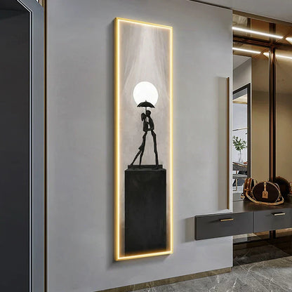 DecorBites™ Abstract Art LED Wall Lamp for Home Decor