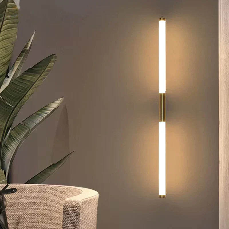 ™ Linear Metal Tube LED Wall Lamp for Living Room Bedroom Aisle Staircase Corridor