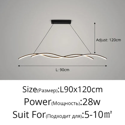 DecorBites™ LED Pendant Lights for Home Decor Living, Study, Dining Room - Minimalist Indoor Lighting
