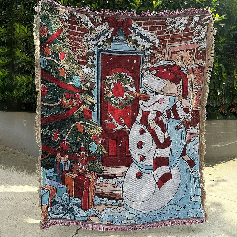 DecorBites™ Christmas Tree Blanket Throw - Soft Festive Decor for Home & Gifts