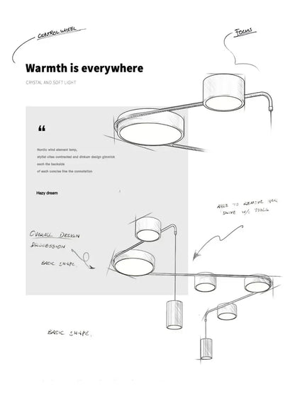DecorBites™ Black LED Chandeliers for Living Dining Bedroom Hall Kitchen: Modern, Simple Indoor Lighting