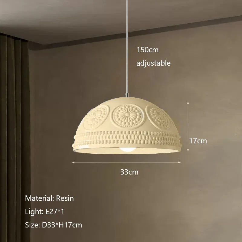 DecorBites™ French Cream Style LED Chandelier for Restaurant Bar and Kitchen
