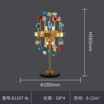 DecorBites™ Crystal Chandelier LED Lighting Fixture for Dining Room & Kitchen Island