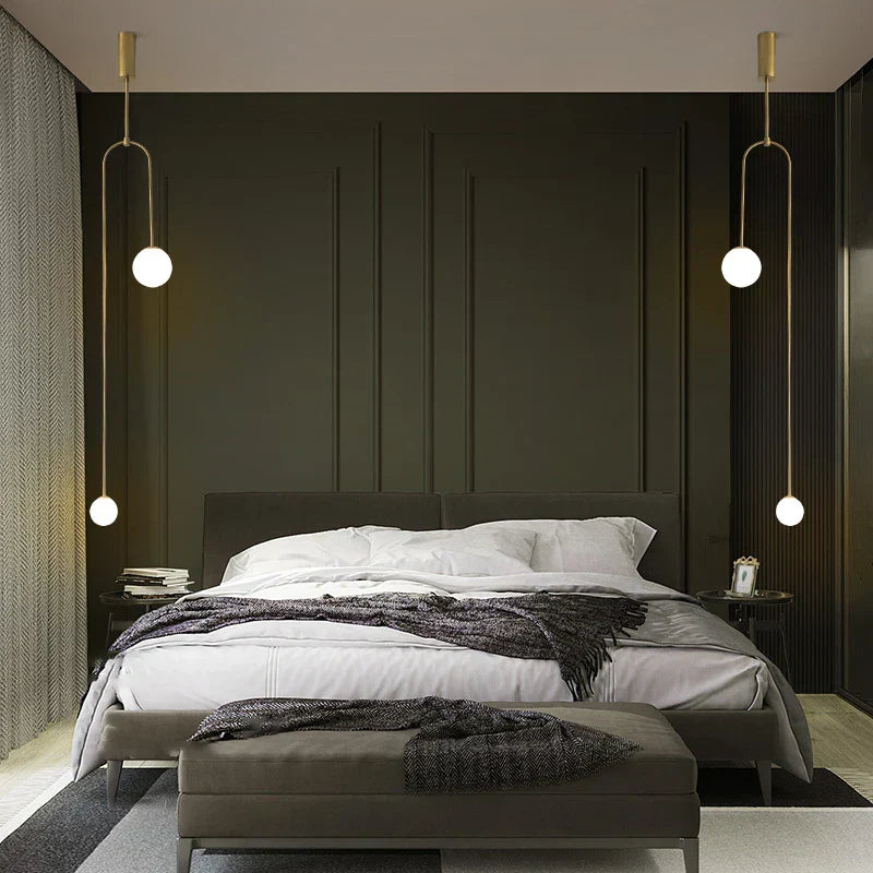 DecorBites™ Black Gold Chandelier Pendant Nordic Modern Lamp