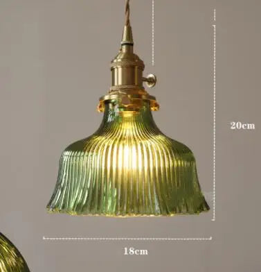 DecorBites™ Blue Glass Pendant Lights for Bedroom Dinning Living Room