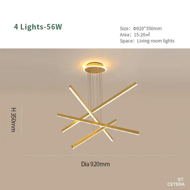 DecorBites™ Luminous Ceiling Plate Chandelier: Modern Aluminum LED Light for Living Room Dining Table