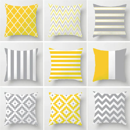 DecorBites™ Geometric Stripe Pillowcase for Modern Home Decor