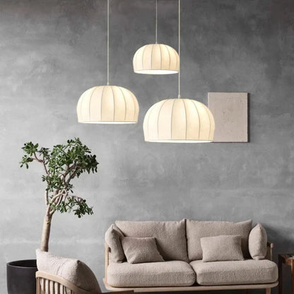 DecorBites™ Elegant Silk Pendant Light for Dining Living Bedroom