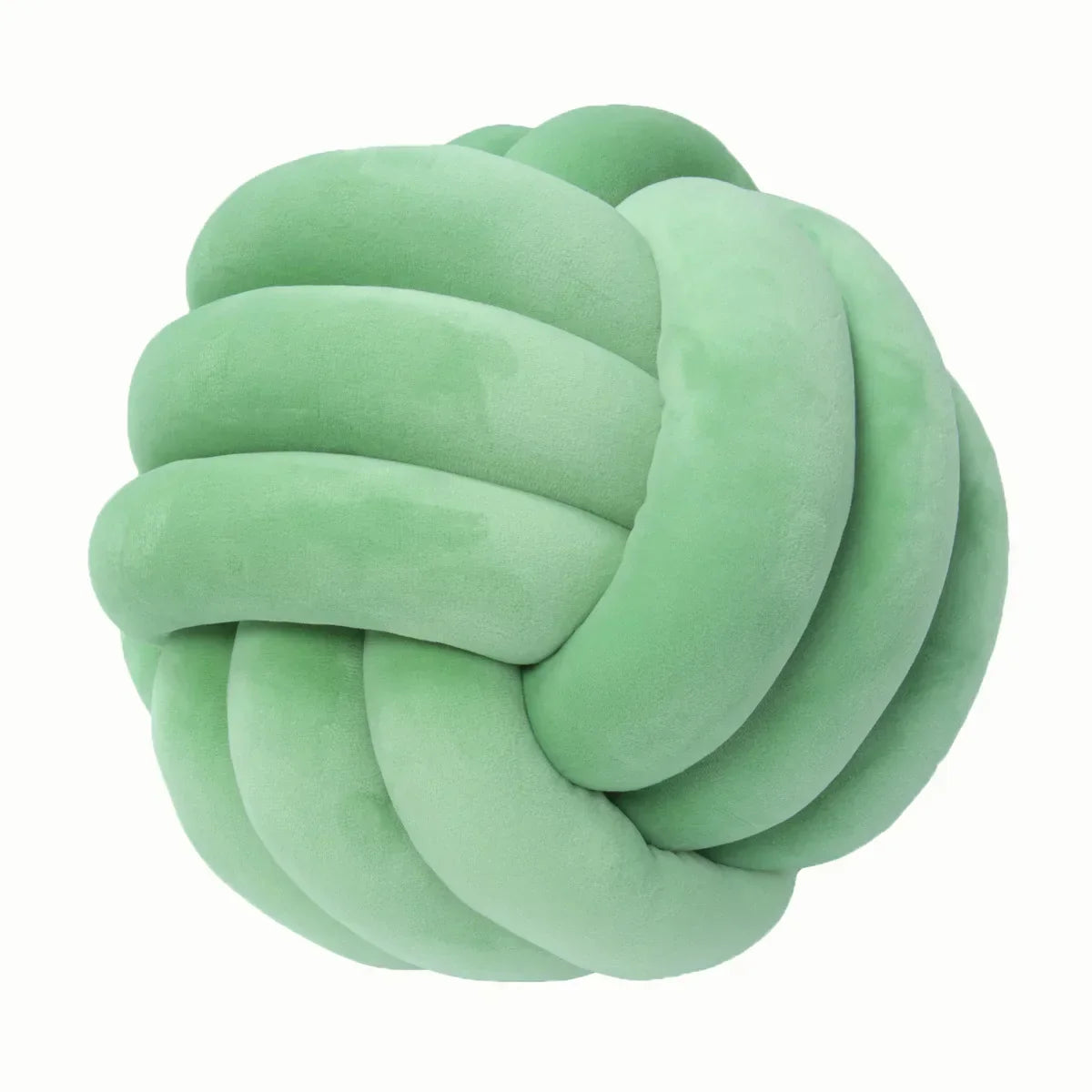 DecorBites™ Knot Ball Short Plush Throw Pillow for Home Décor and Comfort