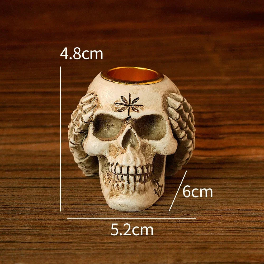 DecorBites™ Bone Skeleton Candlestick Holder Halloween Home Decoration