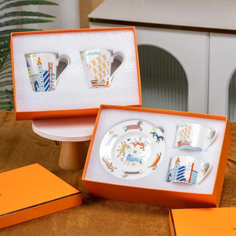 ™ Kids Bone China Tableware Set, Dinner Plates and Bowl, Birthday Gift