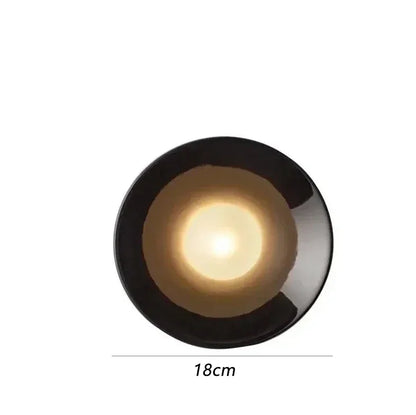 DecorBites™ Bauhaus Metal Wall Lamp Black/White 15cm/18cm for Home Living Room LED Lighting