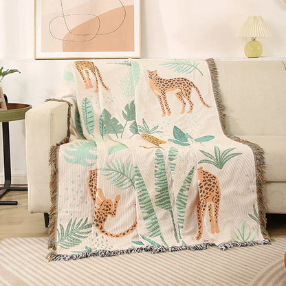 DecorBites™ Leopard Print Throw Blanket