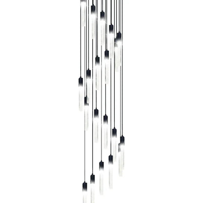 DecorBites™ Crystal Bubble Chandelier Pendant Light - Modern Staircase Hanging Fixture