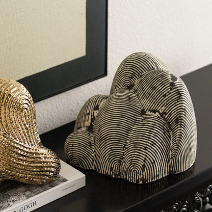 DecorBites™ Geometric Stone Rockery Figurines Home Decor Accessory