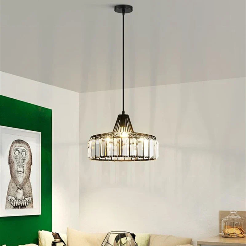 DecorBites™ Black LED Pendant Chandelier for Kitchen Dining Room, Modern Nordic Design