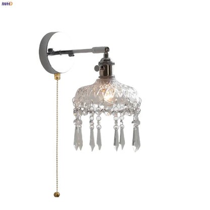 DecorBites™ Crystal LED Wall Light – Modern Nordic Living Room Bedside Lamp