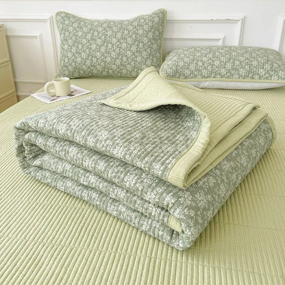 DecorBites™ Cartoon Small Fresh Washed Cotton Bed Sheets Bedspread