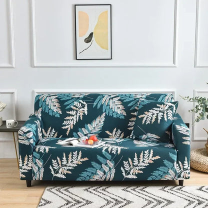 DecorBites™ Colorful Block Sofa Covers: Stretchy Loveseat Sectionals, Couch, Chair Slipcover