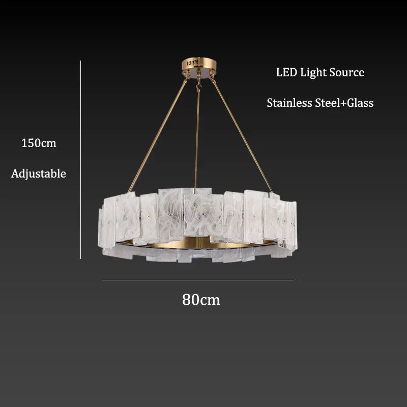 DecorBites™ Cloud Mist Glass Pendant Lights LED Room Decoration Lighting